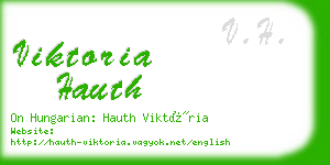 viktoria hauth business card